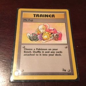 90s Pokémon Trainer Card - Mr. Fuji